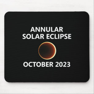 Alfombrilla De Ratón Eclipse solar anual Oct 14 Nevada Colora