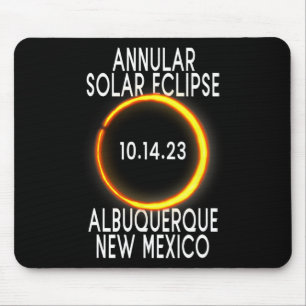 Alfombrilla De Ratón Eclipse solar anual T - Albuquerque Nuevo México
