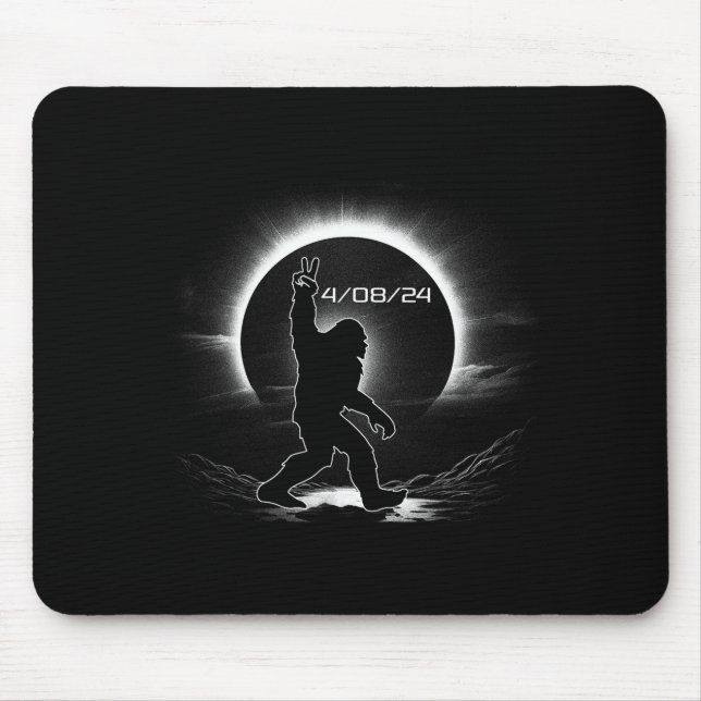 Alfombrilla De Ratón Eclipse Solar Bigfoot Eclipse Total Solar (Frente)