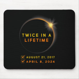 Alfombrilla De Ratón Eclipse Solar Dos Veces En Eclipse Solar 2024