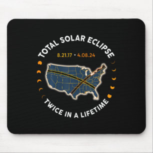 Alfombrilla De Ratón Eclipse Solar Total 2024 Dos Veces En La Vida 2017