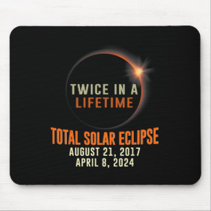 Alfombrilla De Ratón Eclipse Solar Total 2024 Totalidad Dos Veces En Un