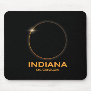 Alfombrilla De Ratón Eclipse solar total 2024 Totalidad Indiana