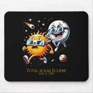 Alfombrilla De Ratón Eclipse solar total 8-4-2024 Episodios de luna de 