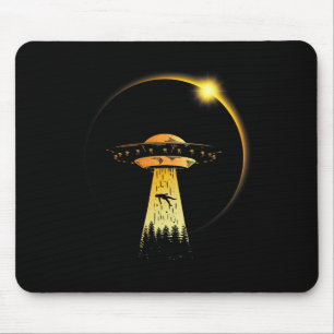 Alfombrilla De Ratón Eclipse Solar Total Abril 8 2024 Alien Ufo