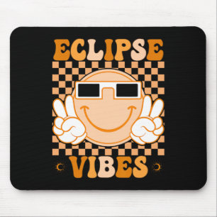 Alfombrilla De Ratón Eclipse Solar Total Camisa De Víbes Para Niños Chi