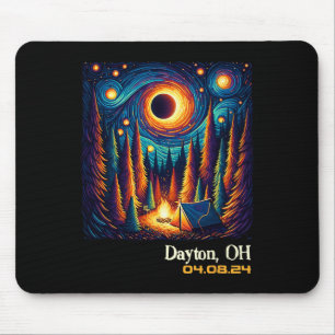 Alfombrilla De Ratón Eclipse solar total Dayton Ohio
