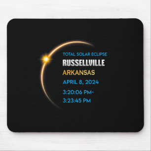 Alfombrilla De Ratón Eclipse solar total de Russellville Arkansas 2024