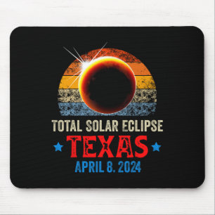Alfombrilla De Ratón Eclipse solar total de Texas 8 de abril de 2024 So