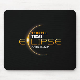 Alfombrilla De Ratón Eclipse solar total Terrell Texas 2024 