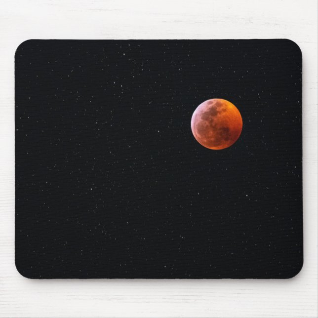 Alfombrilla De Ratón Eclipse Total de Luna de Sangre | Isla Grande de H (Frente)
