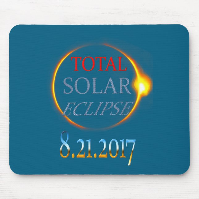 Alfombrilla De Ratón Eclipse Total de Sol 2017 (Frente)