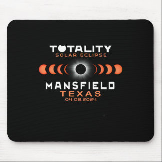 Alfombrilla De Ratón Eclipse total de sol Mansfield Texas 2024