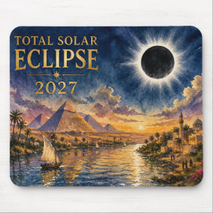 Alfombrilla De Ratón Eclipse Total Solar 2027 Egipto