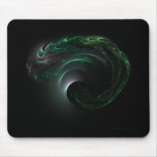 Alfombrilla De Ratón Eclipse verde Mousepad