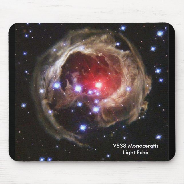 Alfombrilla De Ratón Eco ligero Mousepad de V838 Monocerotis (Frente)