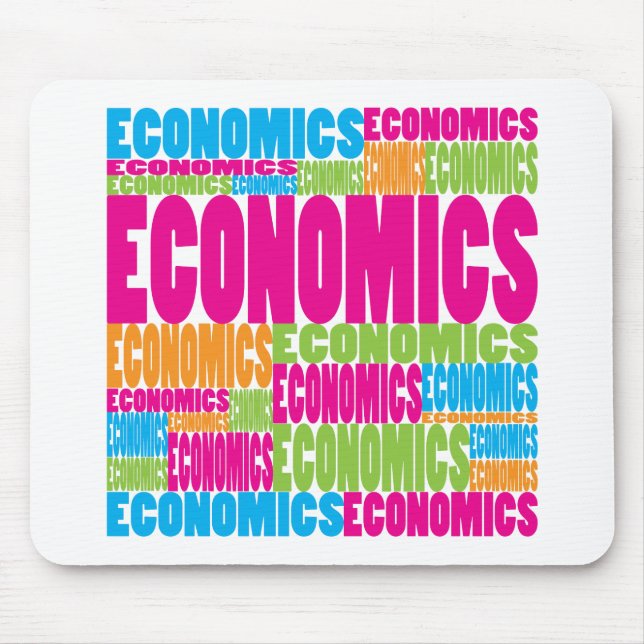 Alfombrilla De Ratón Economía colorida (Frente)