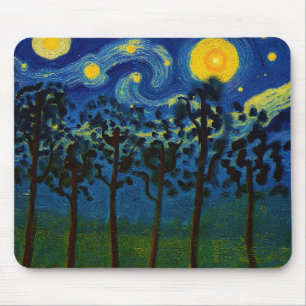 Alfombrilla De Ratón Ecos forestales del infinito - Un paisaje forestal