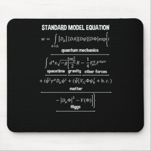 Alfombrilla De Ratón Ecuación de Modelo Estándar Nerdy - Regalo Para Fí