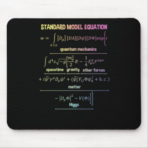 Alfombrilla De Ratón Ecuación de Modelo Estándar Nerdy - Regalo Para Fí