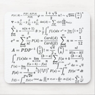 Alfombrilla De Ratón ecuaciones y fórmulas matemáticas