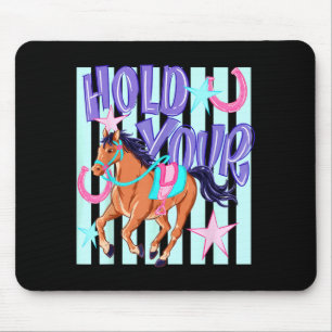 Alfombrilla De Ratón Ed Retro Aguarde Ed Amante de los Caballos