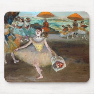 Alfombrilla De Ratón Edgar Degas - Bailarina con ramo, inclinándose en