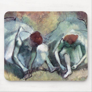 Alfombrilla De Ratón Edgar Degas - Bailarinas atándose los zapatos
