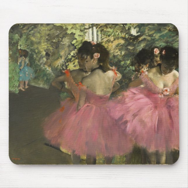 Alfombrilla De Ratón Edgar Degas - Bailarinas De Rosa (Frente)