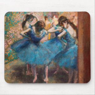 Alfombrilla De Ratón Edgar Degas - Bailarinas en azul