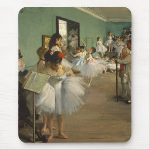 Alfombrilla De Ratón Edgar Degas - Clase de baile 1874