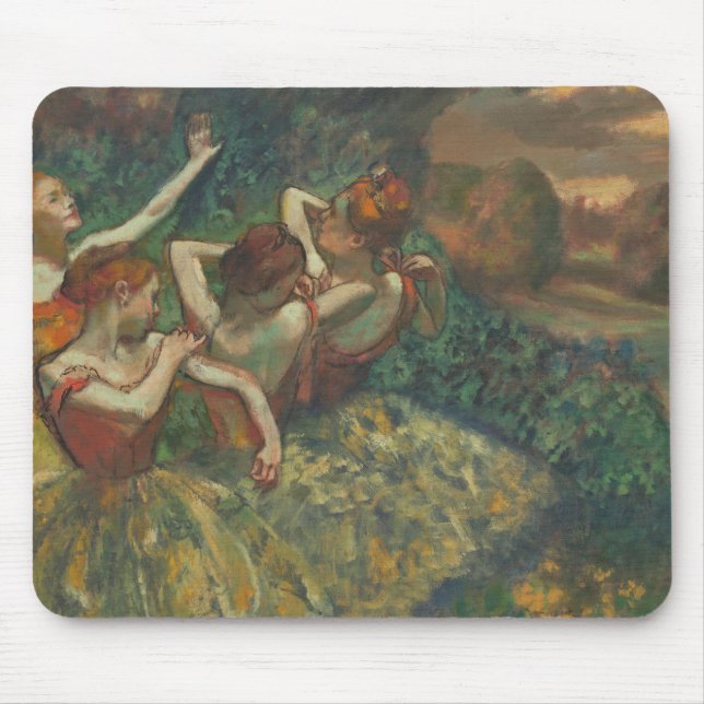 Alfombrilla De Ratón Edgar Degas| Cuatro estaciones en la cabeza única, (Frente)