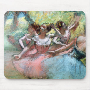 Alfombrilla De Ratón Edgar Degas el cuatro bailarinas en la etapa