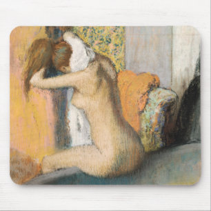 Alfombrilla De Ratón Edgar Degas el   después del baño, cuello de