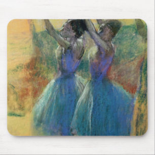 Alfombrilla De Ratón Edgar Degas el   dos bailarines azules
