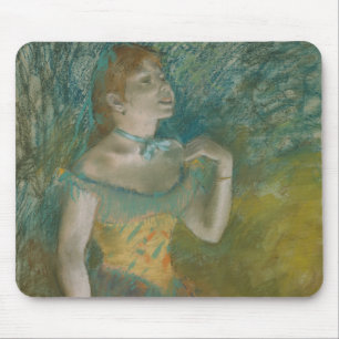 Alfombrilla De Ratón Edgar Degas el el cantante en verde