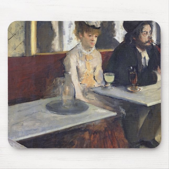Alfombrilla De Ratón Edgar Degas el | en un café, o el ajenjo (Frente)