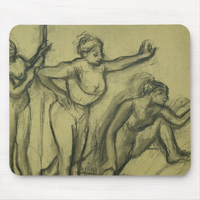 Alfombrilla De Ratón Edgar Degas el | tres bailarines, c.1900 (Frente)
