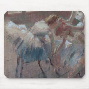 Alfombrilla De Ratón Edgar Degas el tres bailarines que se preparan
