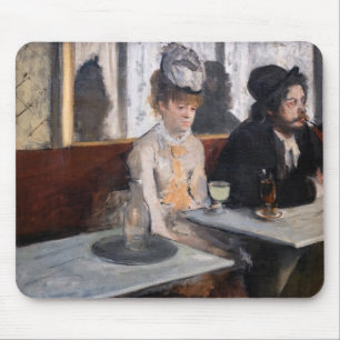Alfombrilla De Ratón Edgar Degas - En un café / El ajenjo
