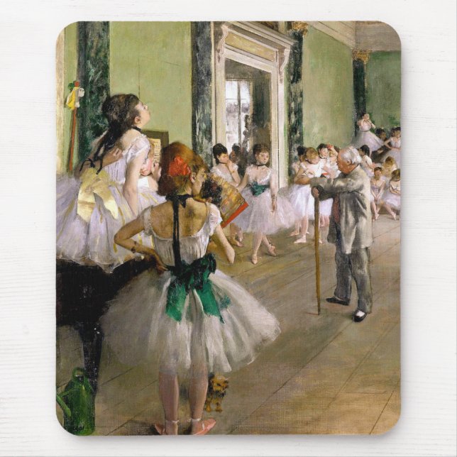 Alfombrilla De Ratón Edgar Degas La Clase De Baile (Frente)