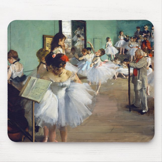 Alfombrilla De Ratón Edgar Degas - La clase de danza (Frente)