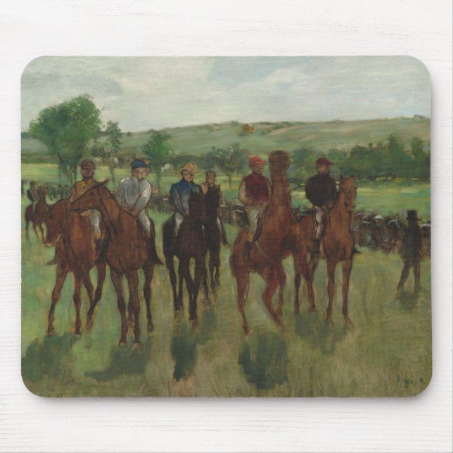Alfombrilla De Ratón Edgar Degas| Los pilotos (Frente)