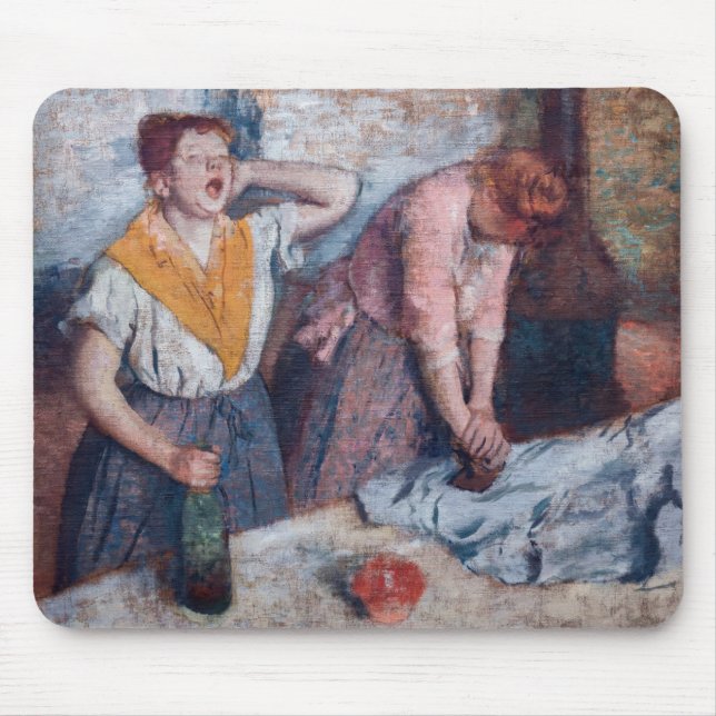 Alfombrilla De Ratón Edgar Degas - Planchado femenino (Frente)
