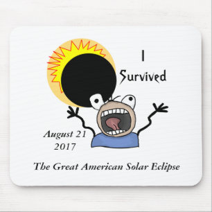 Alfombrilla De Ratón Edición de Supervivencia de Eclipse Solar 2017