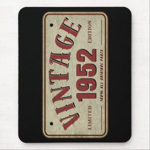 Alfombrilla De Ratón Edición Limitada Vintage 1952 Todas las Piezas Ori