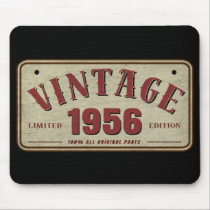Alfombrilla De Ratón Edición Limitada Vintage 1956 Todas las Piezas Ori