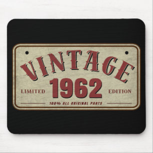 Alfombrilla De Ratón Edición Limitada Vintage 1962 Todas las Piezas Ori