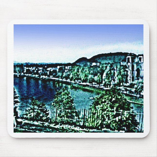 Alfombrilla De Ratón Edificio de Inverness de Escocia jGibney El Museo  (Frente)