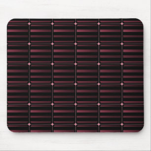 Alfombrilla De Ratón Edificio Retro Bloquea Mousepad, Borgoña